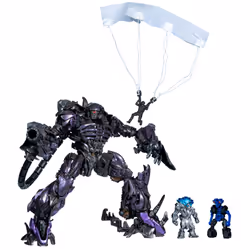 Transformers Studio Series Leader Class : Dark of the Moon Shockwave, 8 an(s), Plastique, Noir, Violet