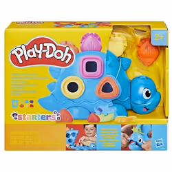 Play-Doh Starters Dino des formes et couleurs loisirs créatifs de pâte à modeler pour enfants dès 2 ans