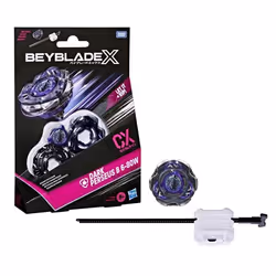 Beyblade X Starter Pack Dark Perseus B 6-80W CX avec toupie de type défense et lanceur à partir de 8 ans