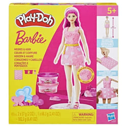 Play-Doh Barbie Cœurs et coiffure coffret de pâte à modeler