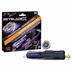 Beyblade X Pack de lanceur Victory avec toupie à rotation droite de type attaque toupies de combat dès 8 ans