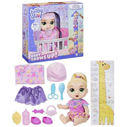 Baby Alive Bébé grandit LaLa GooGoo coffret poupée interactive avec plus de 75 sons et phrases dès 3 ans