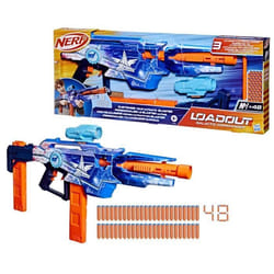 Nerf Loadout Galactic Commander blaster à fléchettes en mousse motorisé 3 accessoires et 48 fléchettes Nerf N1 dès 8 ans
