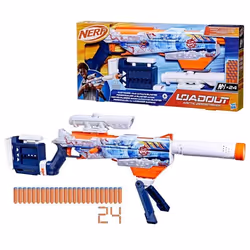 Nerf Loadout Arctic Zerostriker blaster avec 4 accessoires interchangeables 24 fléchettes Nerf N1 chargeur interne 6 fléchett ...