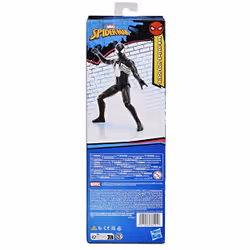 Marvel Spider-Man Titan Series Spider-Man en costume noir - Vue supplémentaire 4