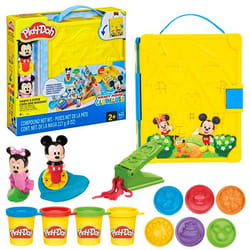 Play-Doh Disney Junior Crée une histoire coffret de pâte à modeler portatif loisirs créatifs Mickey & Minnie dès 2 ans