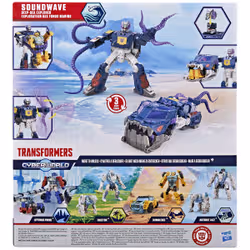 Transformers CYBERWORLD Energon Surge Explorateur des fonds marins Soundwave - Vue supplémentaire 2