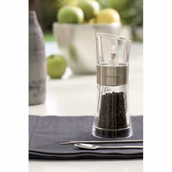Cole & Mason H581720 Moulin pour assaisonnement Chrome, Transparent