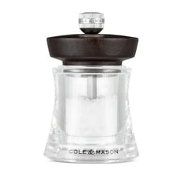 Cole & Mason H233132 Moulin pour assaisonnement Salière Chocolat, Transparent