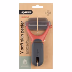 Zyliss E950049 Éplucheur Légumes Gris, Rouge, Acier inoxydable - Vue supplémentaire 4