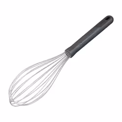Zyliss E980238, Fouet ballon, Noir, Métallique, Nylon, Plastique, Blé, Plastique, Trou d'accroche, 80 °C