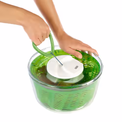 Zyliss Easy Spin 2 essoreuse a salade Transparent, Blanc Corde à tirer
