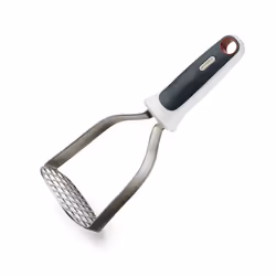 Zyliss E980096, Presse-purée traditionnel, Noir, Acier inoxydable, Blanc, Acier inoxydable, Trou d'accroche, 96 mm, 255 mm