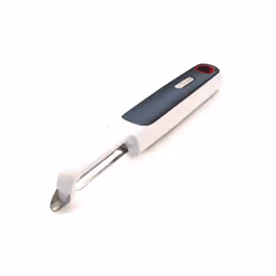 Zyliss E950017, Fruits et légumes, Éplucheur droit, Acier, Noir, Blanc, Trou d'accroche