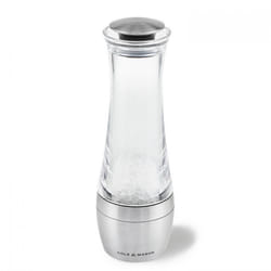 Cole & Mason H308792P Moulin pour assaisonnement Salière Acier inoxydable, Transparent