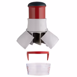 Zyliss Zick Zick 2 ustensile pour râper et émincer Anthracite, Rouge, Blanc