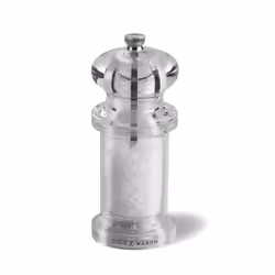Cole & Mason H50502P, Salière, Argent, Transparent, Vitrocéramique, 140 mm