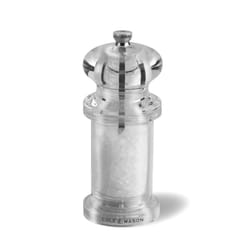 Cole & Mason H50502P Moulin pour assaisonnement Salière Argent, Transparent