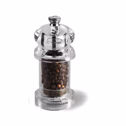 Cole &amp; Mason H57501P, Moulin à poivre, Argent, Transparent, Acier au carbone, 105 mm