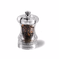 Cole & Mason H12501P, Acier inoxydable, Acrylique, Acier au carbone, Poivre