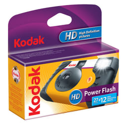 Kodak Power Flash 27+12 Caméra-film compact Noir, Jaune
