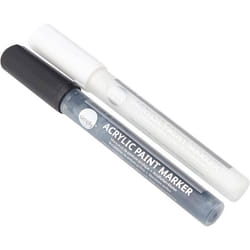 Marqueurs de Peinture Acrylique Simply - Noir et Blanc