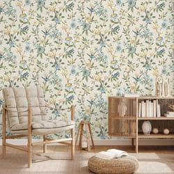 Papier peint - FINE DECOR - Eleanor - Floral - 10 m x 53 cm - Lavable