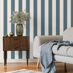 Papier peint - FINE DECOR - Juliette - Vinyle texturé - Rayures classiques - 10 m x 53 cm