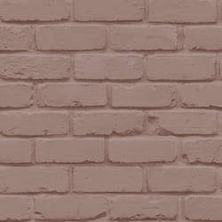 Papier peint brique peinte rose Fine Decor FD43601