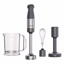 Kenwood Triblade XL+ HBM60.007GY, Mélangeur par immersion, Fonction d'impulsion, 1000 W, Gris
