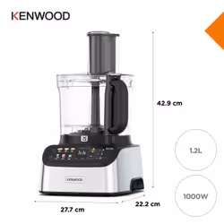 Kenwood FDM73.850SS robot de cuisine 1000 W 3 L Gris Balances intégrées - Vue supplémentaire 6