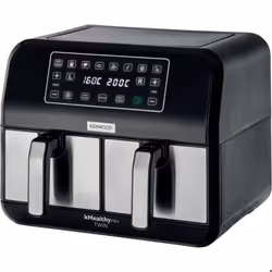 Kenwood HFM20.000MB, Friteuse d’air chaud, 8 L, 35 °C, 200 °C, 60 min, Double
