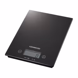 Kenwood DS400, Balance de ménage électronique, 8 kg, 2 g, Noir, Verre, Comptoir