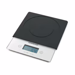 Kenwood AT850B, Balance de ménage électronique, 8 kg, 2 g, Gris, Blanc, Verre, Verre