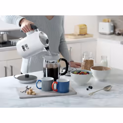 Kenwood ZJX650WH bouilloire 1 L 2200 W Argent, Blanc - Vue supplémentaire 4