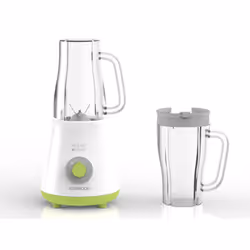 Kenwood Electronics SB055WG, Mélangeur de table, 0,5 L, Fonction d'impulsion, Pileur de glace, 300 W, Vert, Blanc