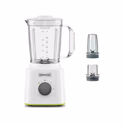 Kenwood Blend-Xtract 3-in-1 BLP31.D0WG, Mélangeur de table, 1,6 L, Fonction d'impulsion, 350 W, Transparent, Blanc
