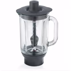 AT358 Blender / mixeur complet en verre 1,6L thermoresist haute temperature pour robots CHEF, MAJOR et COOKENWOOD Article d'o ...