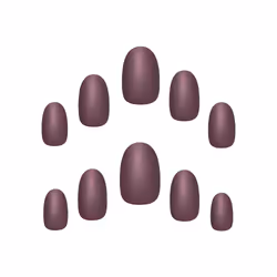 Elegant Touch NEXT STOP NEW YORK Ongles des mains Violet Monochromatique 24 pièce(s) Ampoule