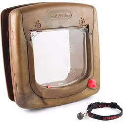 PetSafe Chatière magnétique 4 voies Deluxe 420 Marron 5006