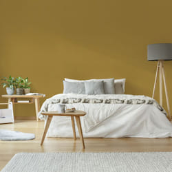Elle - Papier peint intissé Velvet Uni 1005 x 52cm Ocre
