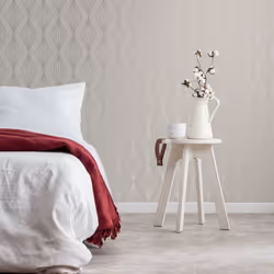 Papier peint vinyle haute qualité au motif géométrique moderne qui ira parfaitement dans une chambre ou un salon Caractéristi ...