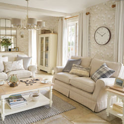 Laura Ashley - Papier peint intissé Magnolia Grove Natural 1005 x 52cm Beige