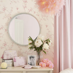 Papier peint intissé Laura Ashley Oriental Blossom Blush 1005 x 52cm Rose, beige