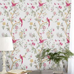 Laura Ashley - Papier peint intissé Summer Palace Peony 1005 x 52cm Rose