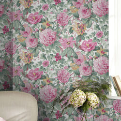 Laura Ashley - Papier peint intissé Aveline 1005 x 52cm Rose
