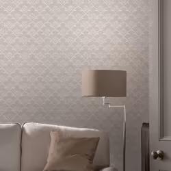 Décorez vos murs avec ce papier peint au motif d'un quadrillage végétal sur fond beige. Caractéristiques du Papier Peint Laur ...