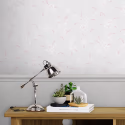 Décorez vos murs avec ce papier peint délicat au motif fleuri rose et blanc sur fond mauve très doux. Caractéristiques du Pap ...