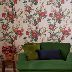Joules - Papier peint intissé forest Chinoiserie 1005 x 52cm Multicolore