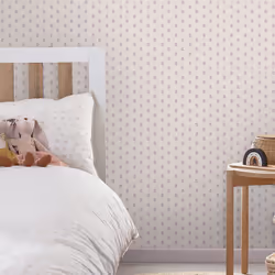 Décorez vos murs avec ce papier peint au motif de petites fleurs, paquerettes stylisées, ton sur ton. Caractéristiques du Pap ...